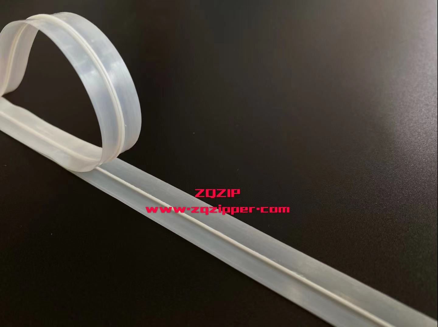 Biodegradable flange zipper